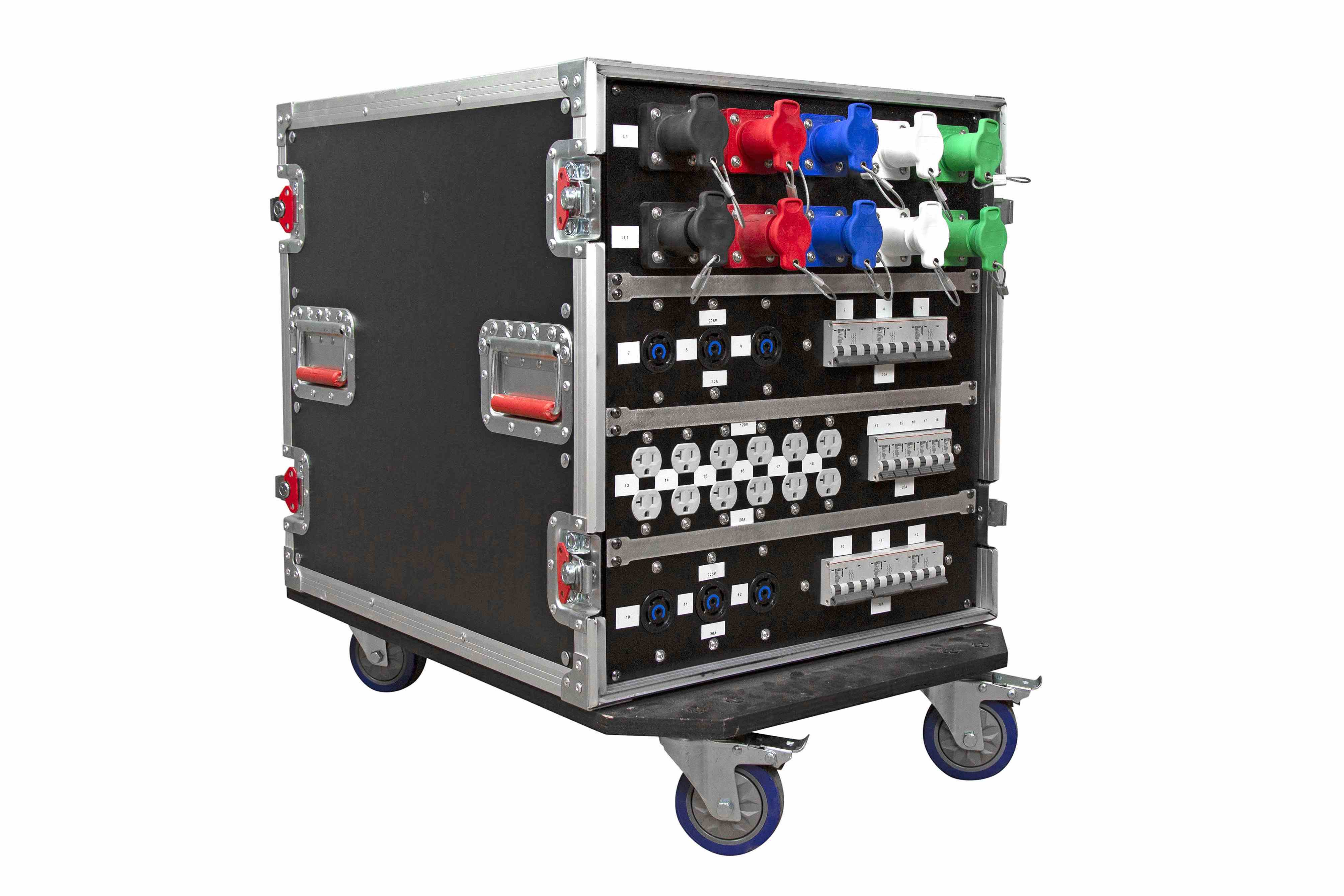 Larson Electronics - 200A Rack Mount Power Distribution - 208/120V Wye ...