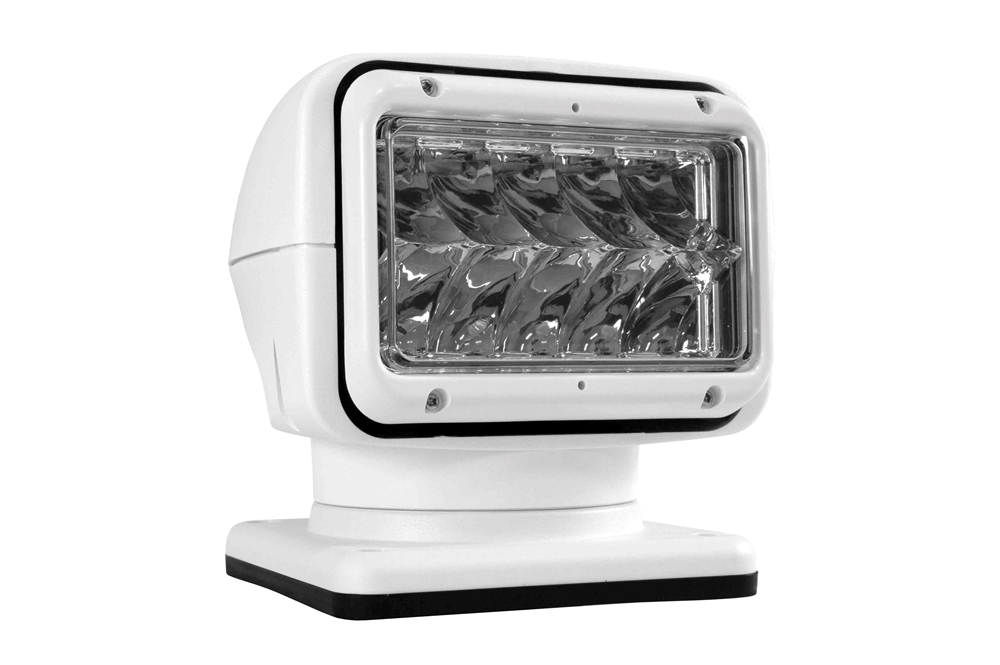 Larson Electronics - Remote Control LED Spotlight - 12-24V DC, 5000 ...