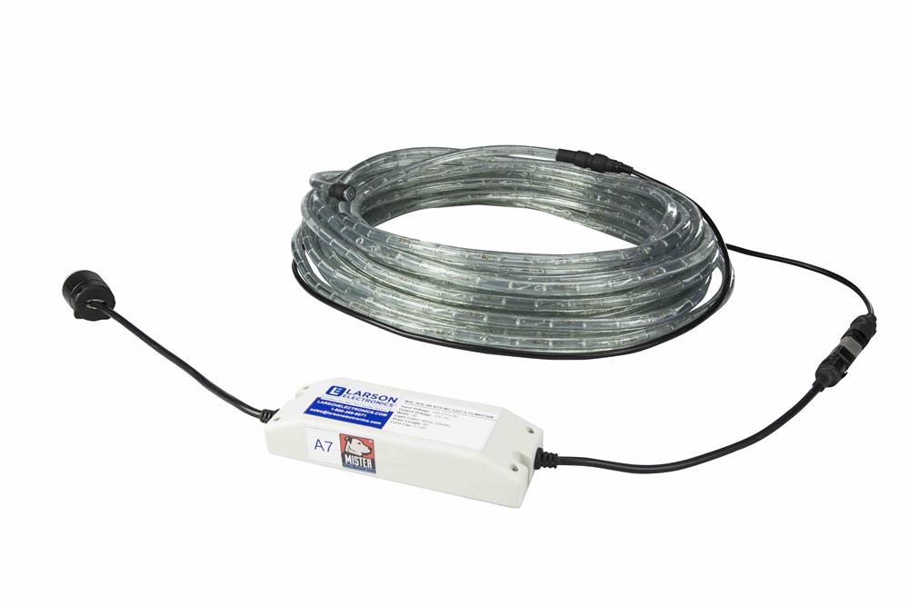 60’ Weatherproof LED Rope Light - 48W - 120-277V AC Stepped Down to 12V ...