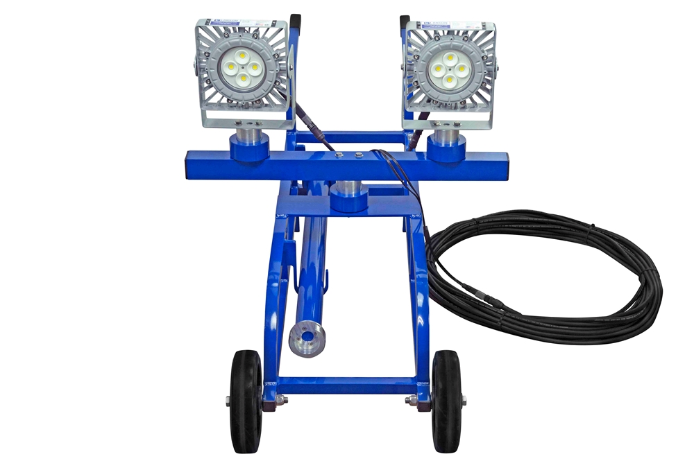 Larson Electronics - 100W EXP LED Light - 14,000 Lm - Cart Mount ...