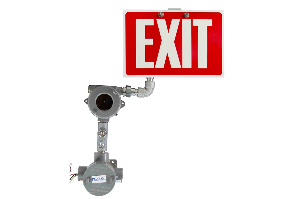 Larson Electronics - Explosion Proof Exit Sign - Class I, Division 1 ...
