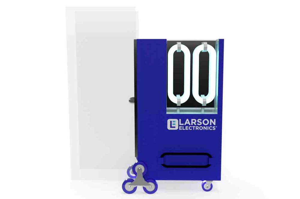 Larson Electronics - 1500W High Intensity UV Sanitation Cart - (4) 300W ...