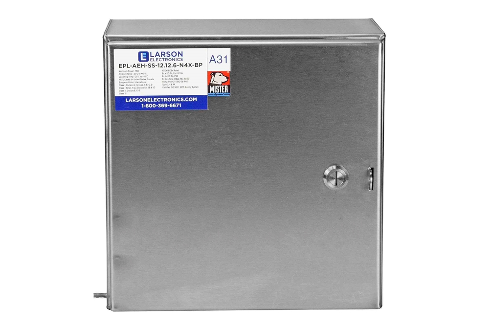 Larson Electronics - C1D2 Hazardous Location Purge Panel - 400W Fan ...