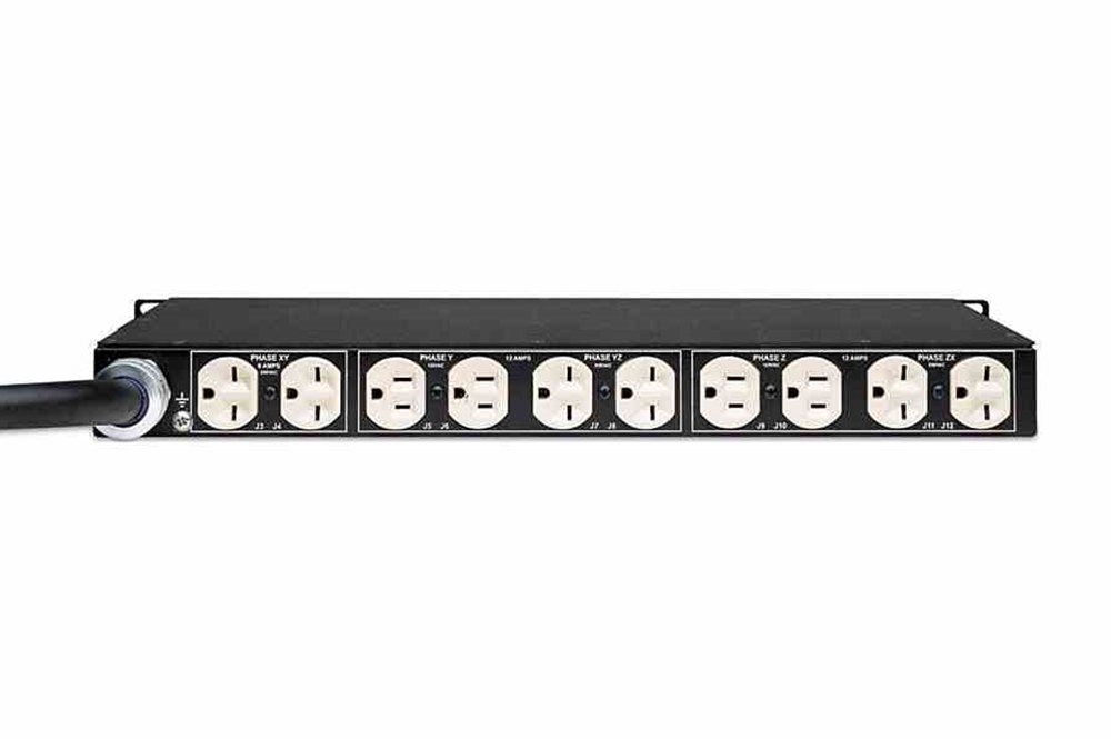 Larson Electronics - Rack Mount Power Distribution - 208Y/120 3-phase ...