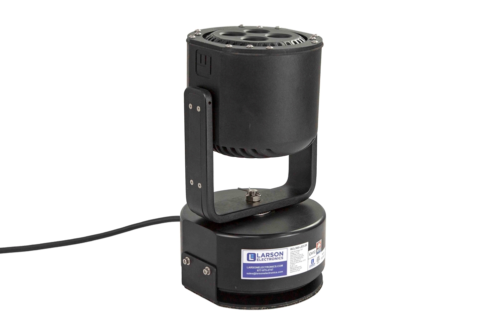 Larson Electronics - 12W Motorized Infrared LED Spotlight - 12V DC, 850 ...