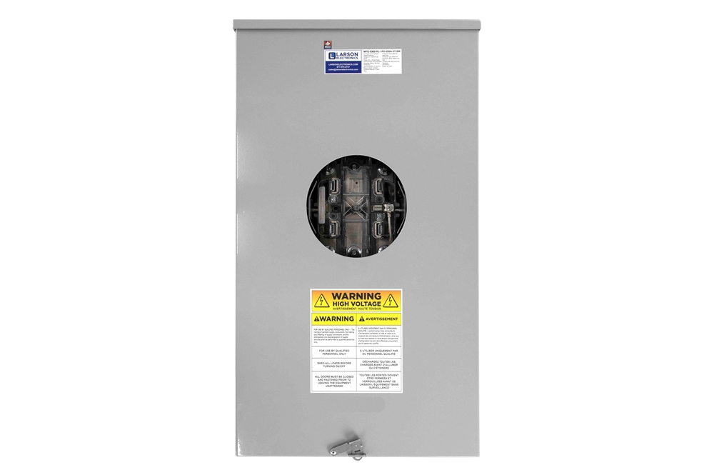 Larson Electronics - 20A Electrical Meter Socket Enclosure for OH/UG ...