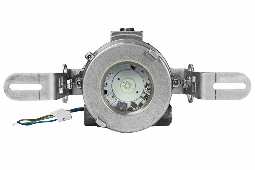 Larson Electronics - 12W Sight Glass LED Light - Powder Coated Aluminum ...