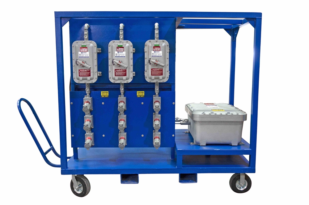 Larson Electronics - 15 KVA Hazloc Distribution Skid, 480V-120/240V 1PH ...