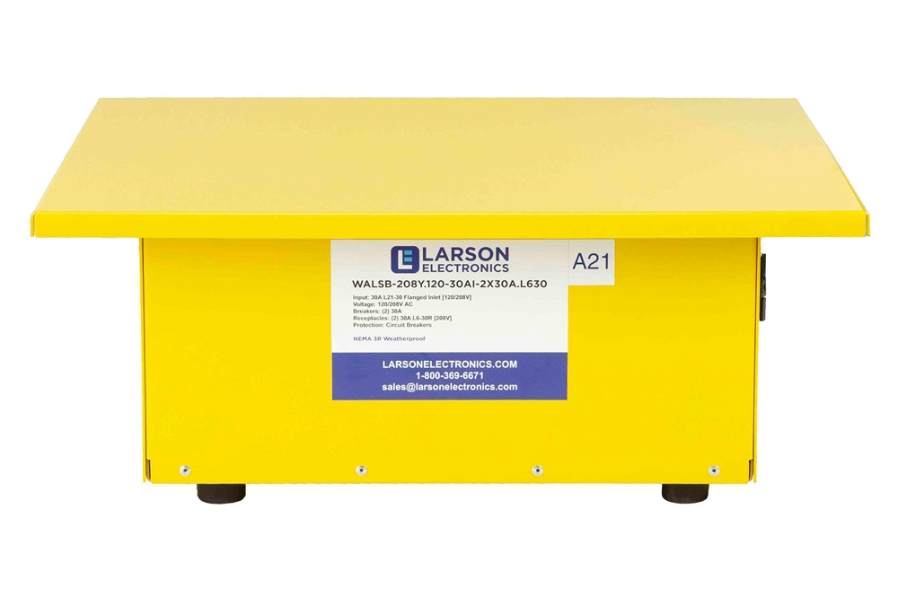 Larson Electronics - Portable Spider Box, 208Y/120 3PH Input, L21-30FI ...
