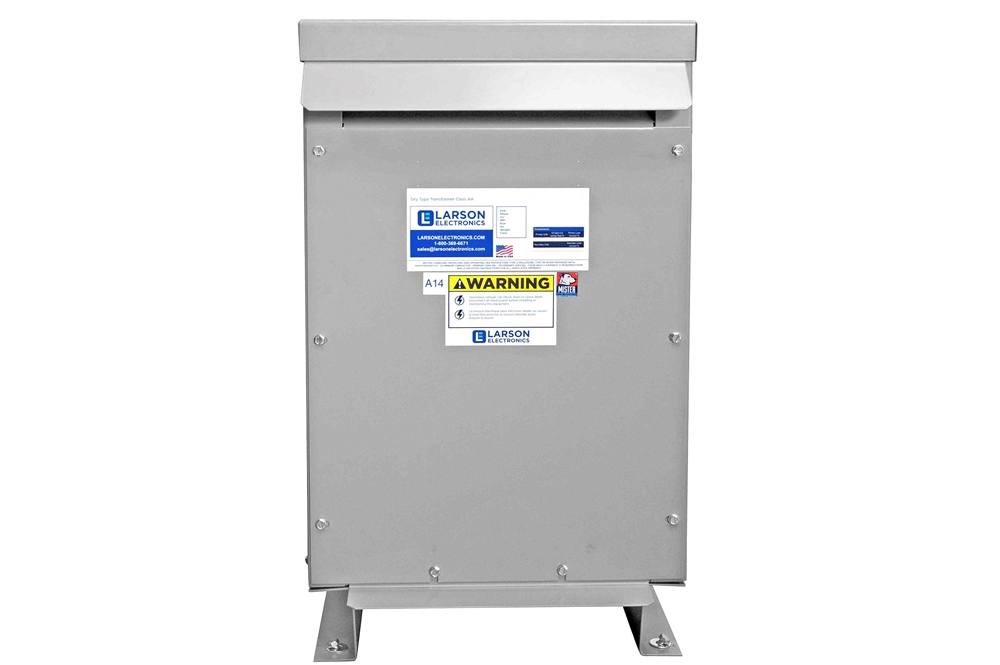 25 kVA 3PH Isolation Transformer, 208V Wye Primary, 208Y/120 Wye-N ...