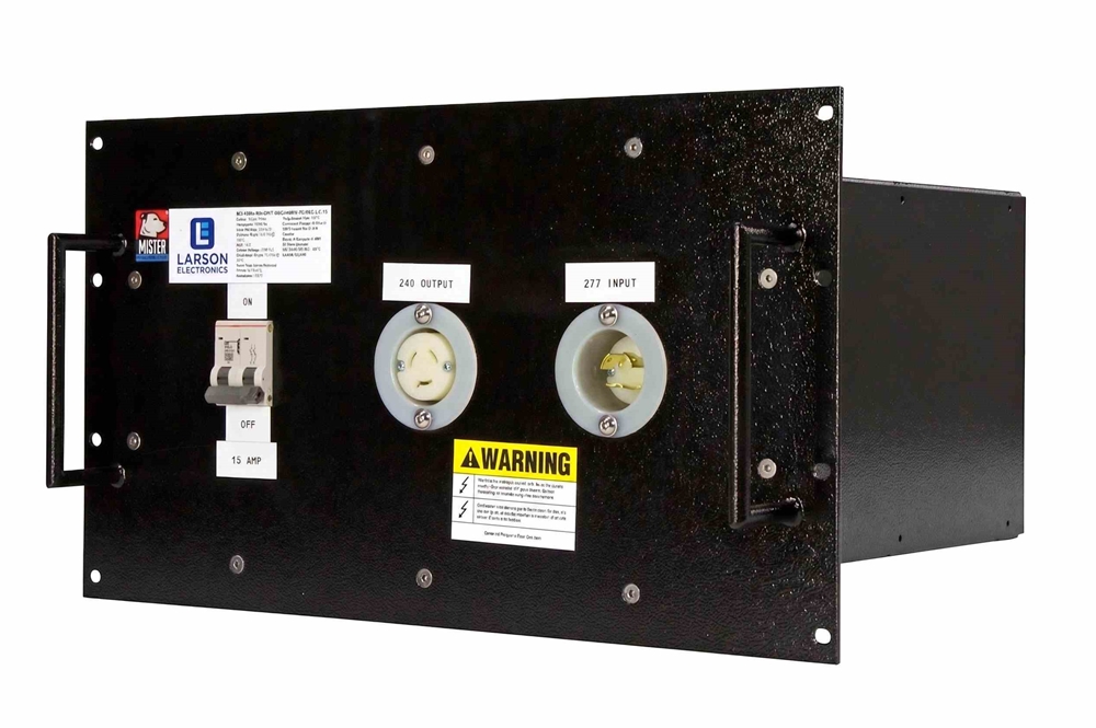 Larson Electronics - 1 Phase Buck & Boost Step-Down Rack Mounted ...