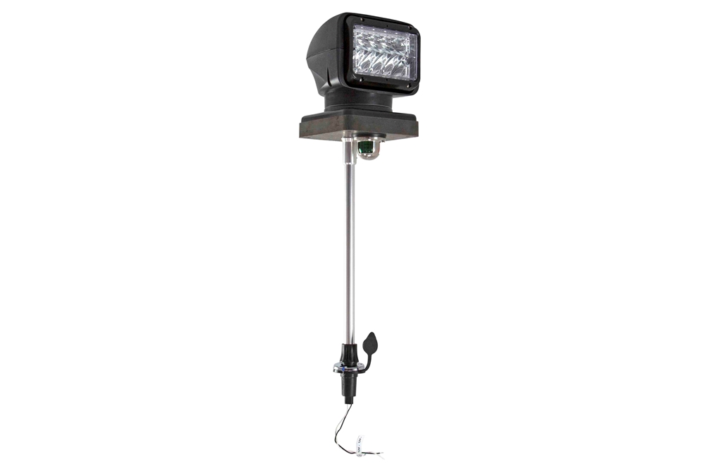 Larson Electronics - Remote Control LED Spotlight - 12-24V DC, 5000 ...