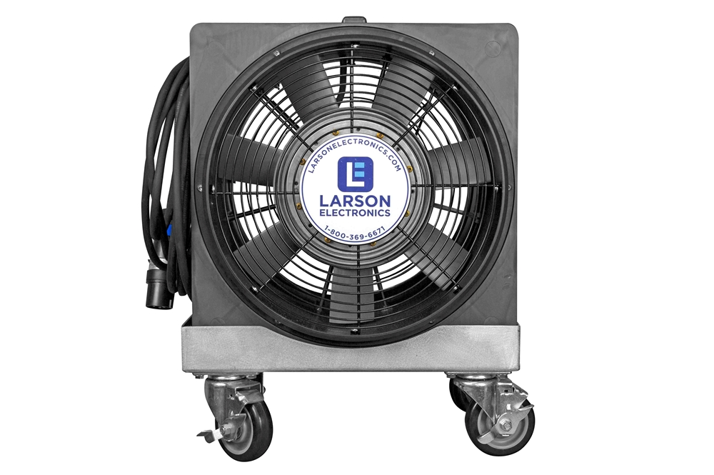 Larson Electronics - Electric Explosion Proof Box Fan Blower Cart ...