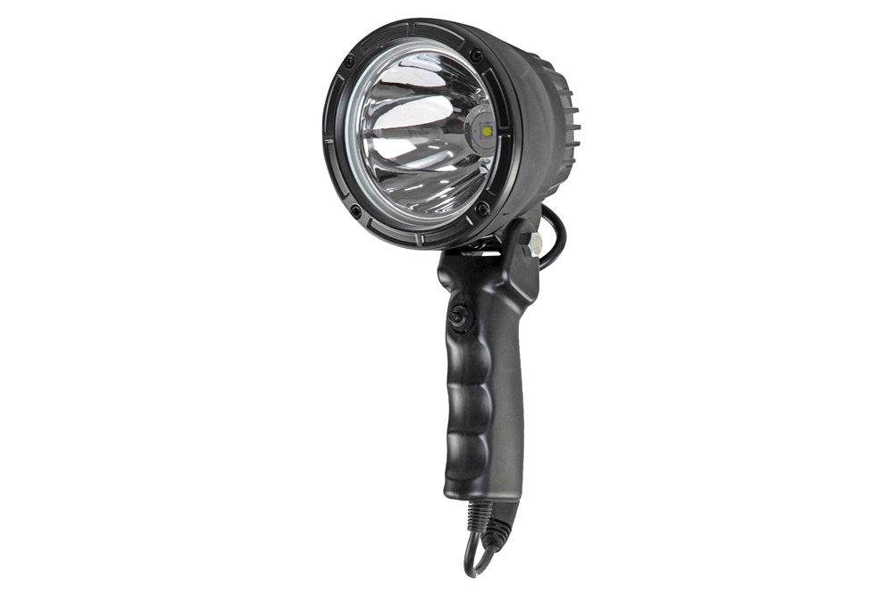 Larson Electronics - 25W Handheld LED Hunting Spotlight - 6 Million ...