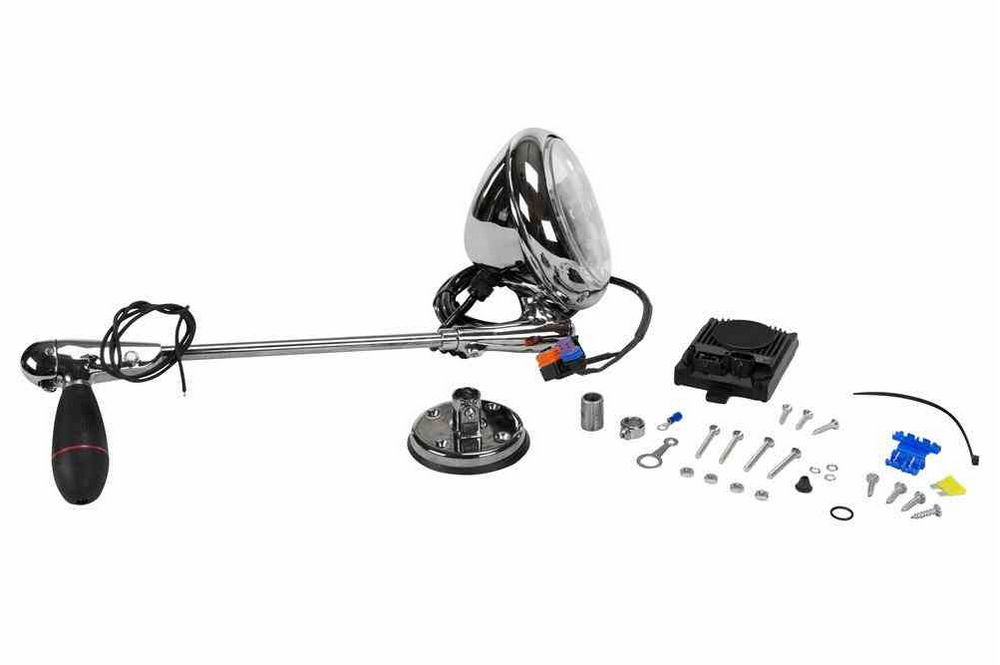 Larson Electronics - Roof Mount HID Spotlight with Manual Handle ...