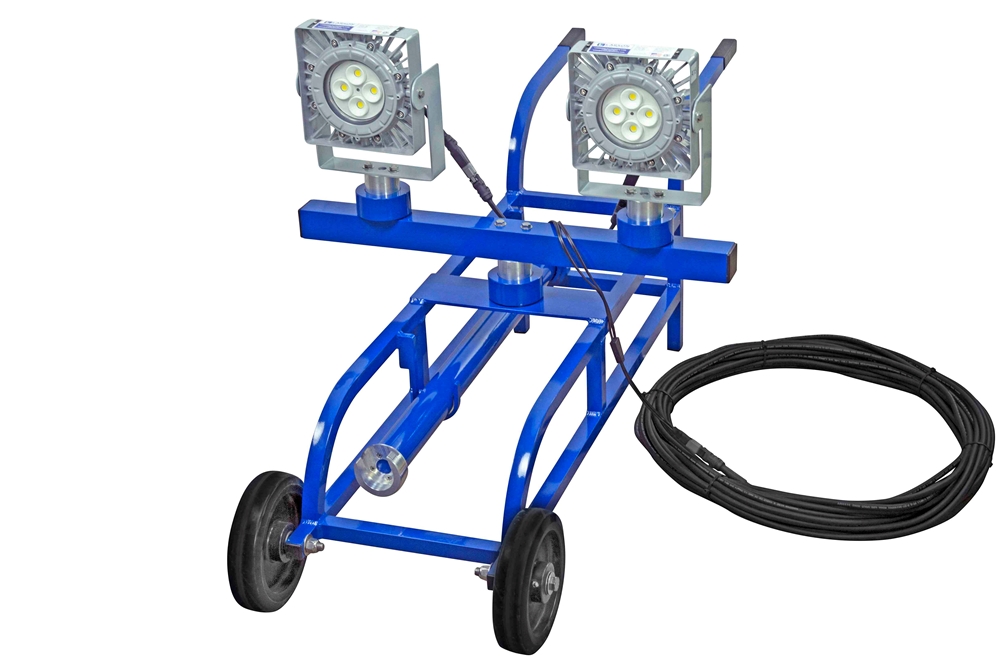 Larson Electronics - 100W EXP LED Light - 14,000 Lm - Cart Mount ...