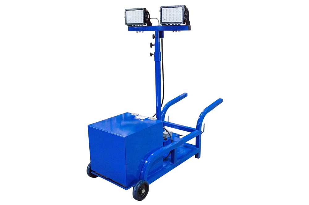 Larson Electronics - 300W Portable LED Work Area Light Cart w ...