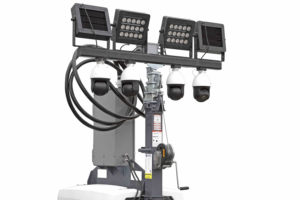 Larson Electronics - *RENT* 25' Telescoping Mobile Security Tower - 6 ...
