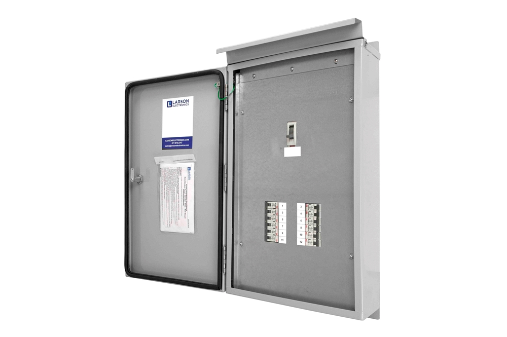 Larson Electronics - 125A Power Panelboard, 1PH Main Breaker Panel ...