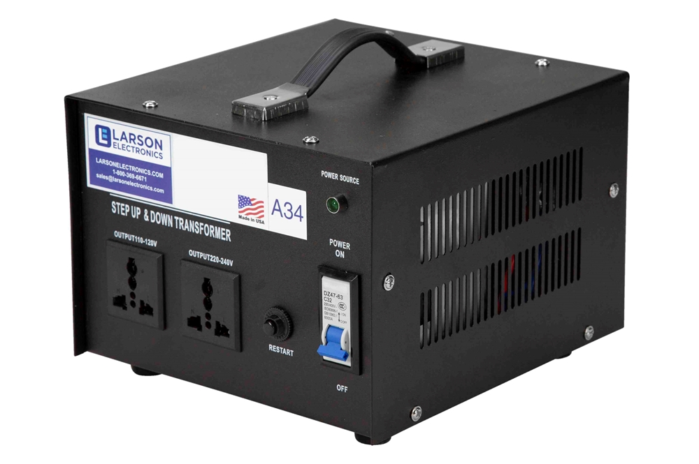 2 KW Voltage Converter Transformer - 220/240V to 110V 1PH - (1) L21-30R ...