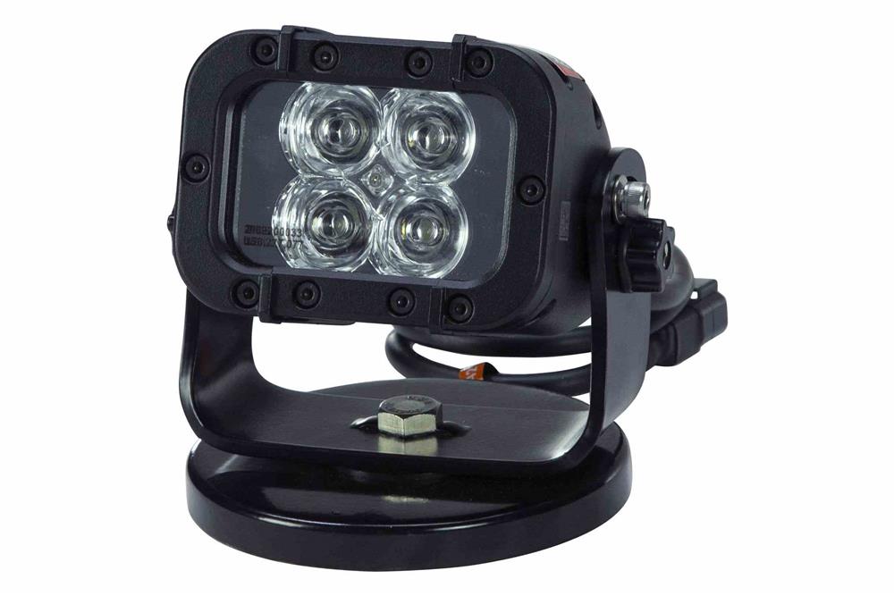 Larson Electronics - LED Machine Light - 200lb. Magnetic Trunnion Mount ...