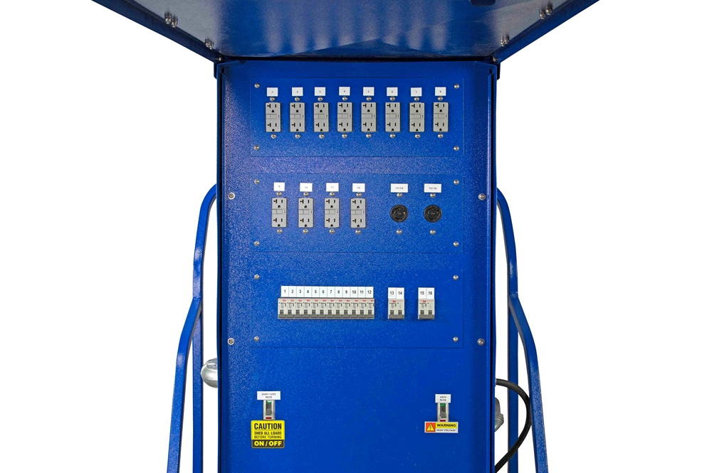 Larson Electronics - 30 KVA Portable Distribution Cart, 208Y/120V-480V ...