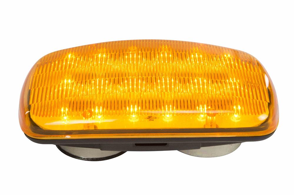 Larson Electronics - LED Amber Strobe Light - 18 LEDS - Battery Powered ...