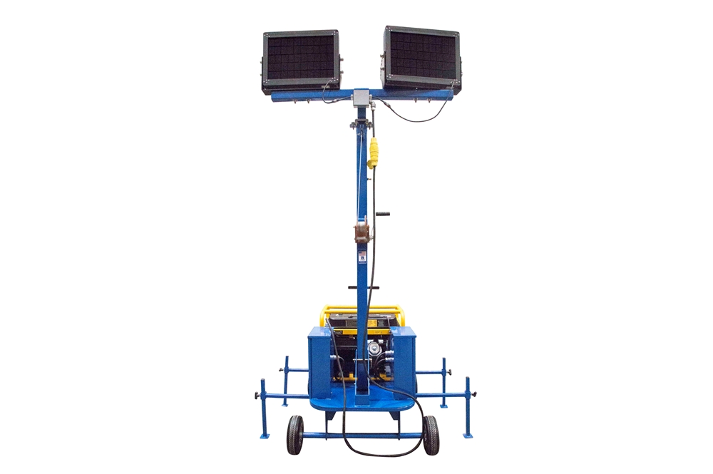 Larson Electronics - Mini LED Light Tower with 3000VA Generator - Two ...