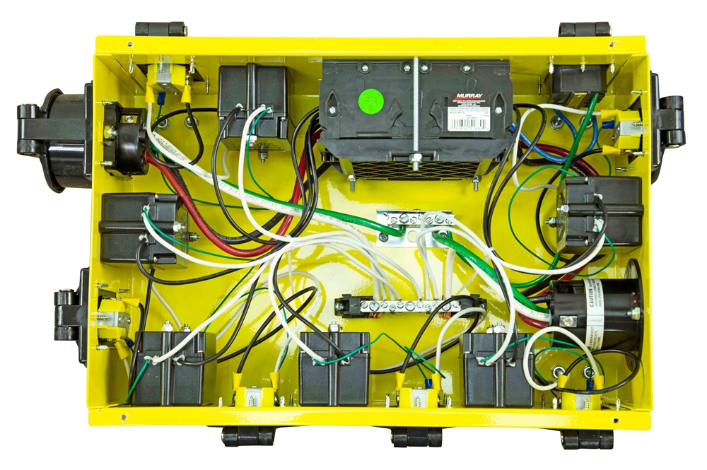 Portable Spider Box, 208Y/120 3PH, 5100B9W Inlet, (3) 530R9W (6) 5-15R ...