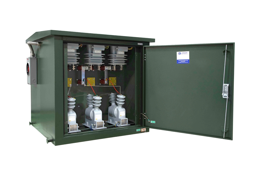 Larson Electronics - 1.2 kV Electrical Metering Cabinet, CT Cabinet - 3 ...