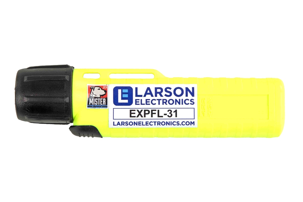 Larson Electronics - Explosion Proof Halogen Flashlight - Runs off 2 AA ...