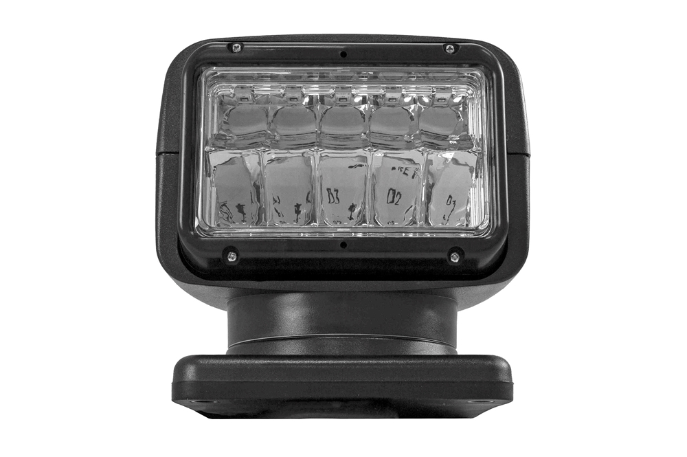 Larson Electronics - Remote Control LED Spotlight - 12-24V DC, 5000 ...