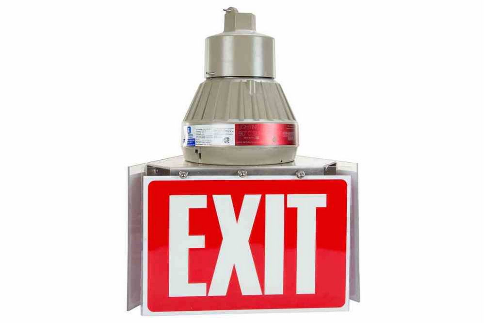 Larson Electronics - Explosion Proof Exit Sign - Class I, Div. I & II ...