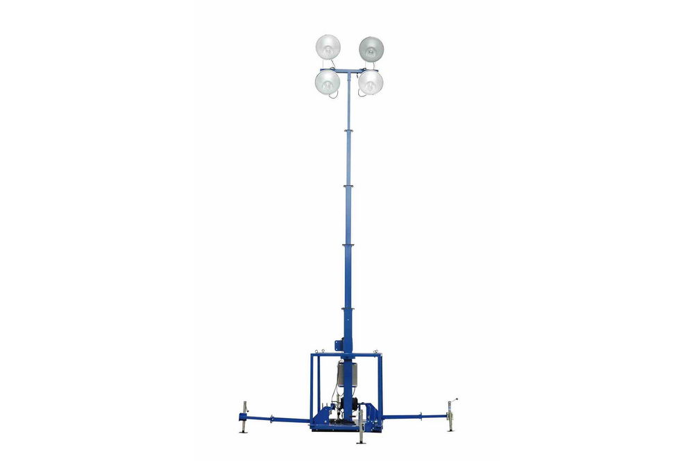 Larson Electronics - 4000 Watt Skid Mount Five Stage Light Mast ...