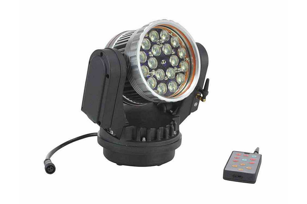 Larson Electronics - 40 Watt Wireless Remote Control LED Spotlight - 12 ...