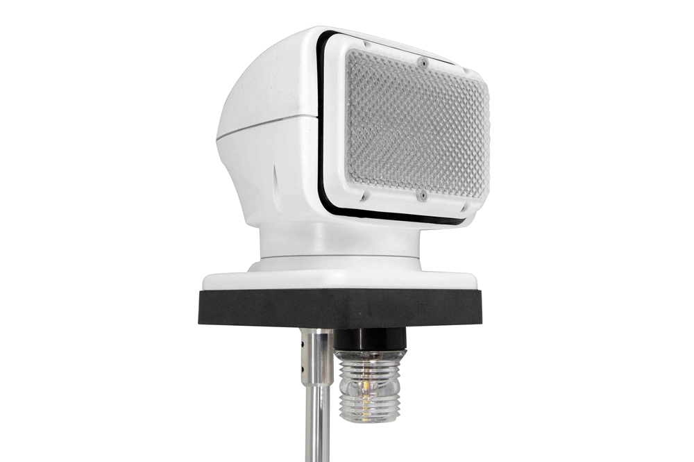 Larson Electronics - Remote Control LED Spotlight - 12-24V DC, 5000 ...