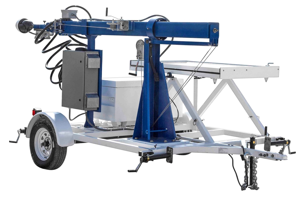 Larson Electronics - *RENTAL* 20' Portable Solar Security Tower - 7.5 ...