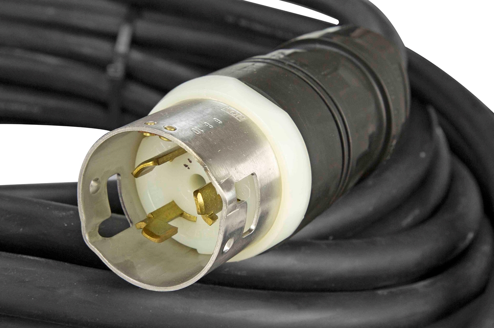 Larson Electronics - 50' 6/4 SOOW Twist Lock Extension Power Cord, CS ...