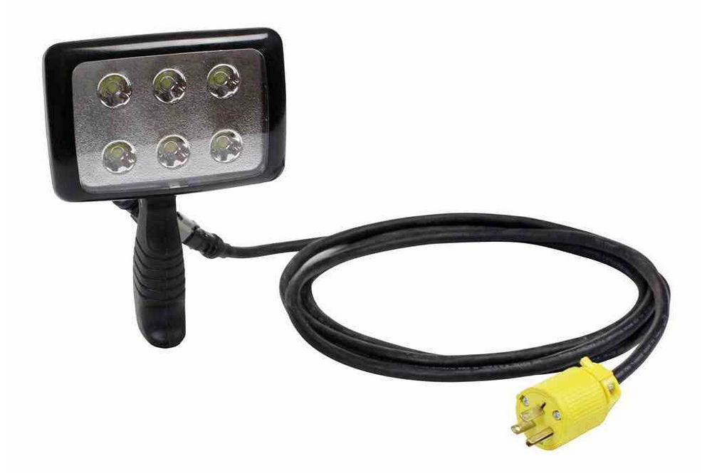 Larson Electronics - 6 Watt LED Handheld Light with Pistol Grip Handle ...
