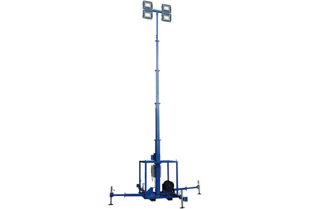 Larson Electronics - 600 Watt Electric Winch LED Light Plant - Skid ...