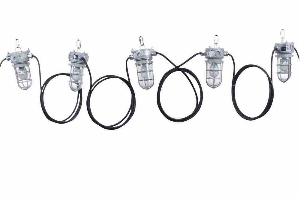 Larson Electronics - 100' Permanent Tunnel LED String Light - 10 LED ...