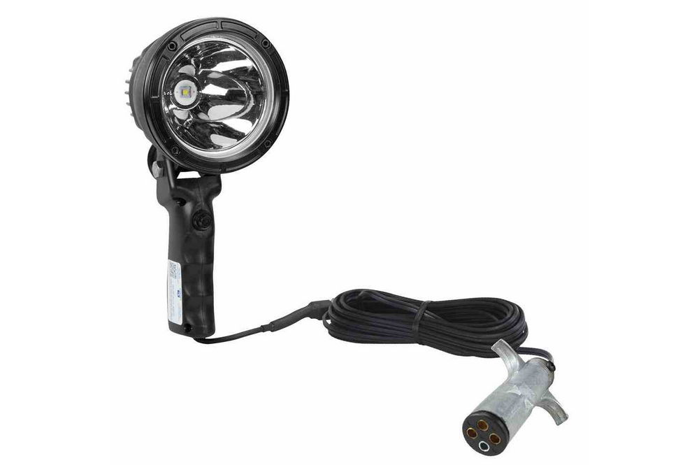 Larson Electronics - 25W Handheld LED Hunting Spotlight - 6 Million ...