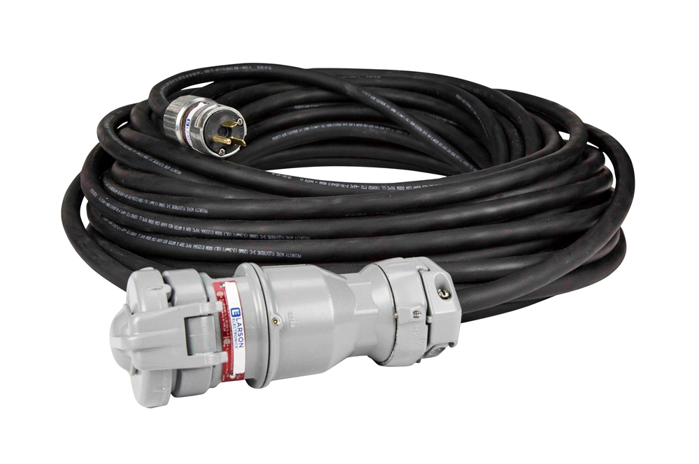 Larson Electronics - Explosion Proof Extension Cord - 50' 12/3 SOOW ...