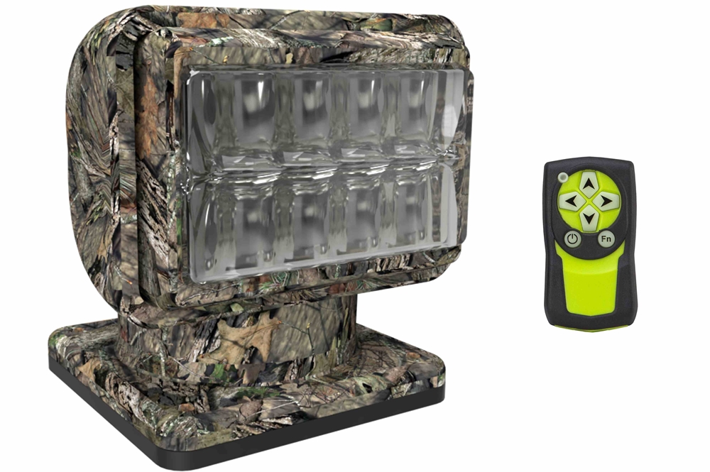 Larson Electronics - Remote Control LED Spotlight - 12-24V DC, 5000 ...