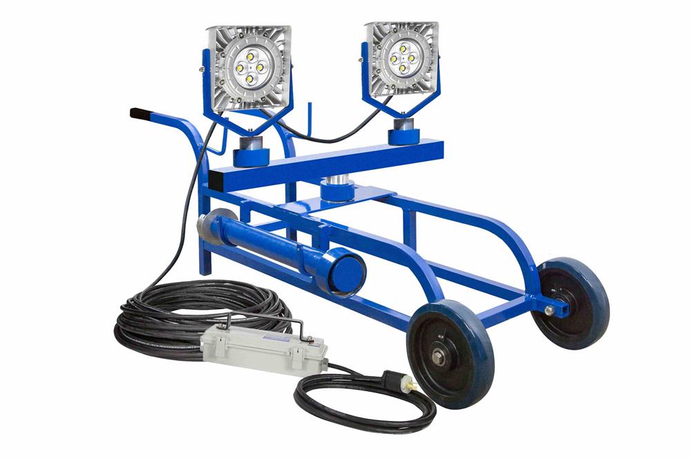 Larson Electronics - 100W EXP LED Light - 14,000 Lm - Cart Mount ...