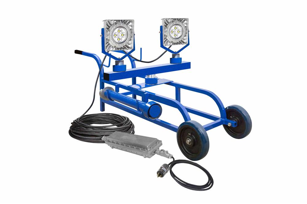 Larson Electronics - 100W EXP LED Light - 14,000 Lm - Cart Mount ...