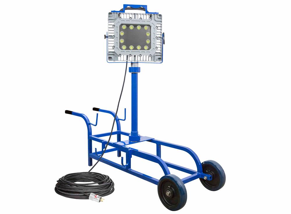 Larson Electronics - 150W EXP LED Light - 21,000 Lm - 3' Cart Mount ...