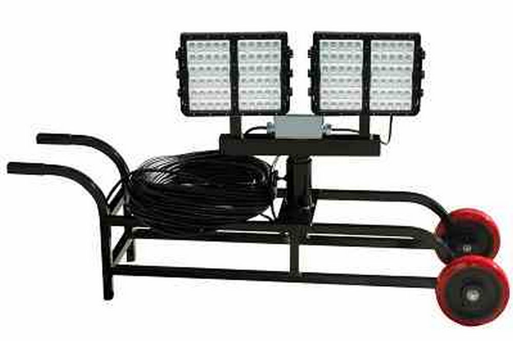 Larson Electronics - 600W Portable LED Work Area Light Cart - 120 LEDs ...