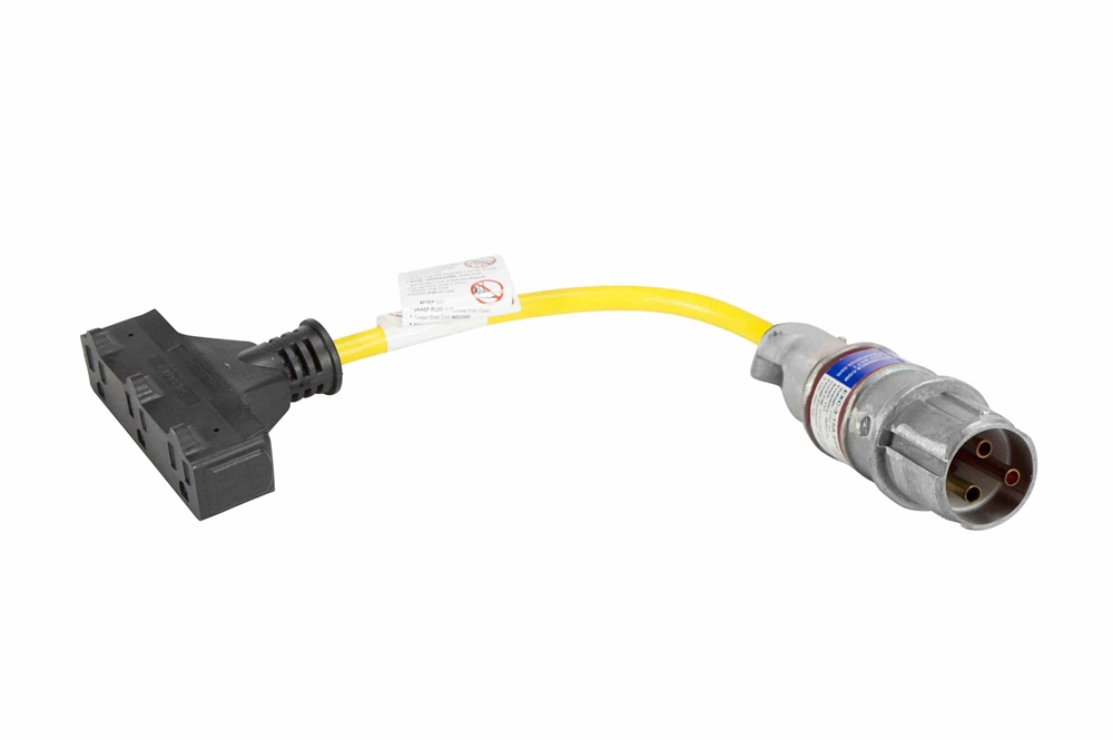 Larson Electronics - Explosion Proof Plug w/ Tri-Tap Receptacle - Pin ...