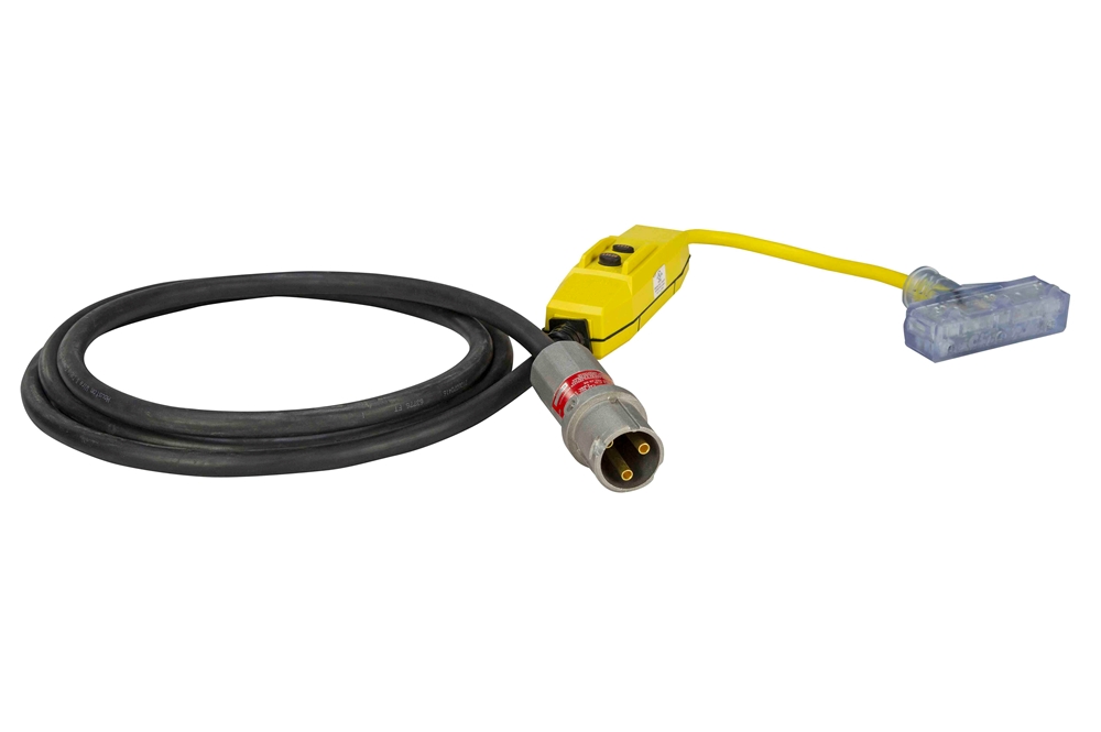 Larson Electronics - Explosion Proof Plug w/ Tri-Tap Receptacle